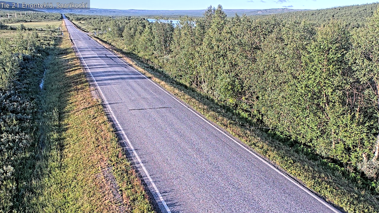 Weather Camera Image Väg 21 Enontekis, Saarikoski, Enontekiö, Lappi