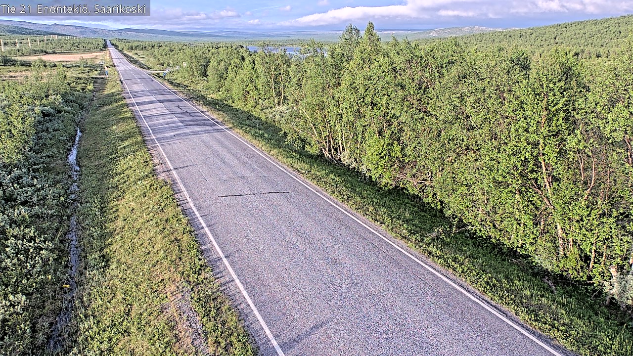 Kelikamerat Kuva Tie 21 Enontekiö, Saarikoski, Enontekiö, Lappi