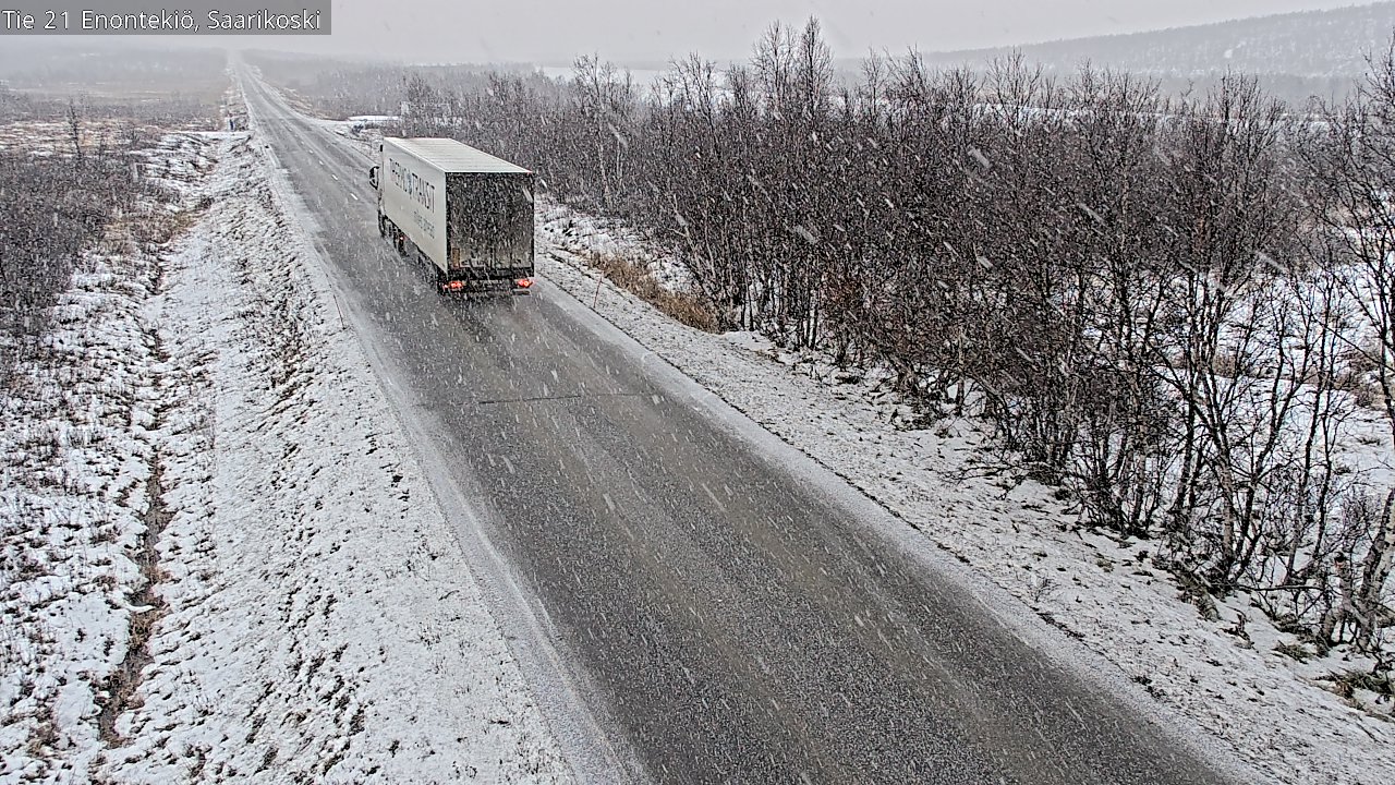 Kelikamerat Kuva Tie 21 Enontekiö, Saarikoski, Enontekiö, Lappi