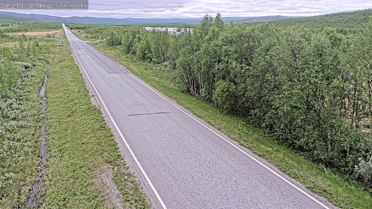 Kelikamerat Kuva Tie 21 Enontekiö, Saarikoski, Enontekiö, Lappi