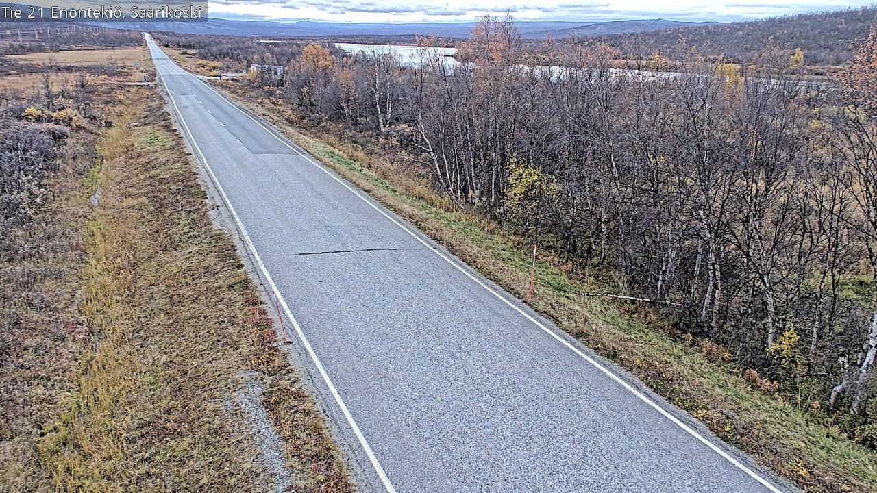 Weather Camera Image Road 21 Enontekiö, Saarikoski, Enontekiö, Lappi