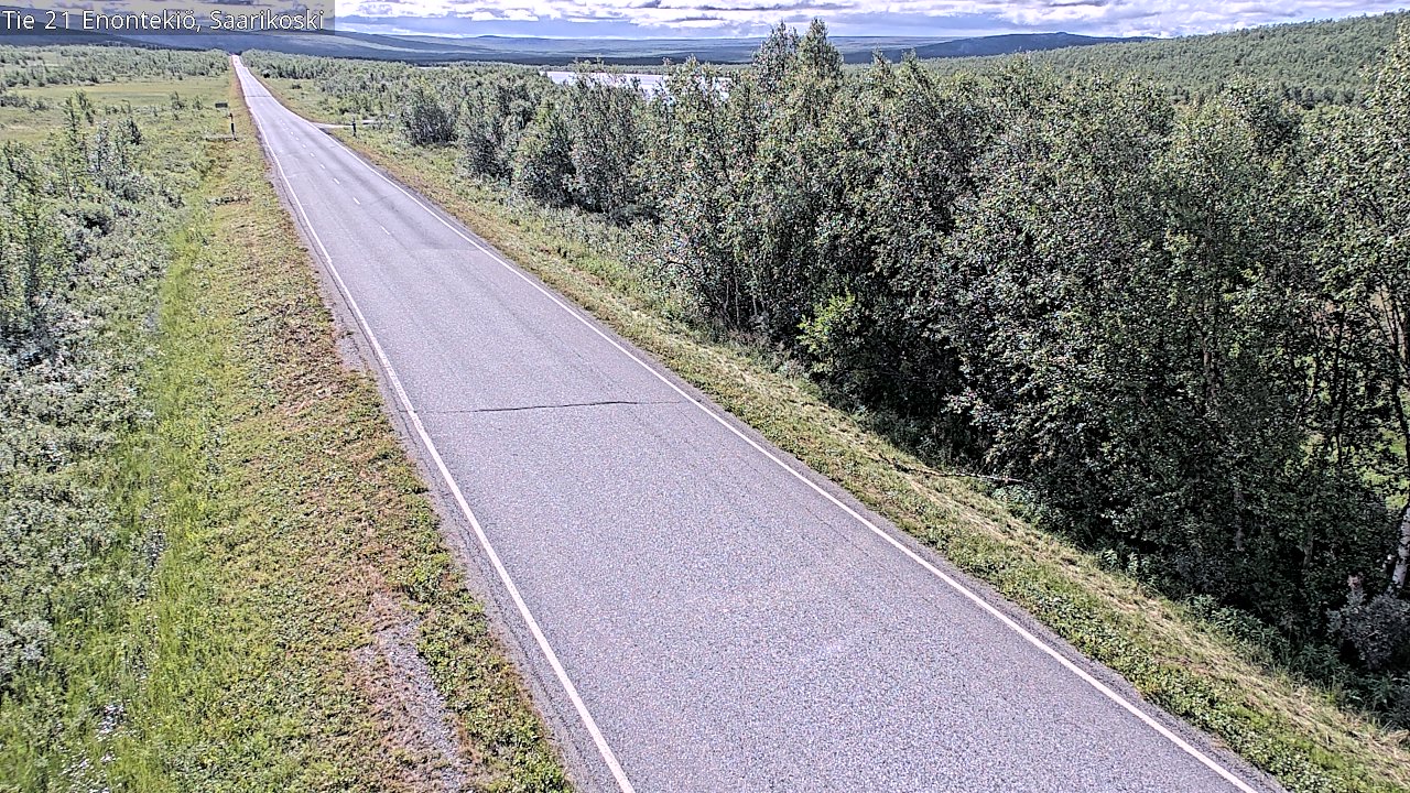 Weather Camera Image Road 21 Enontekiö, Saarikoski, Enontekiö, Lappi