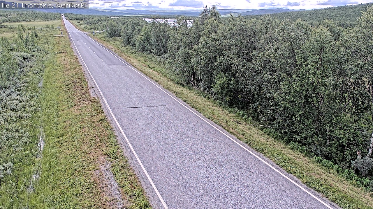 Weather Camera Image Road 21 Enontekiö, Saarikoski, Enontekiö, Lappi