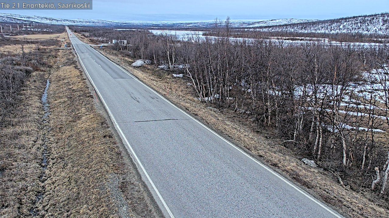 Kelikamerat Kuva Tie 21 Enontekiö, Saarikoski, Enontekiö, Lappi