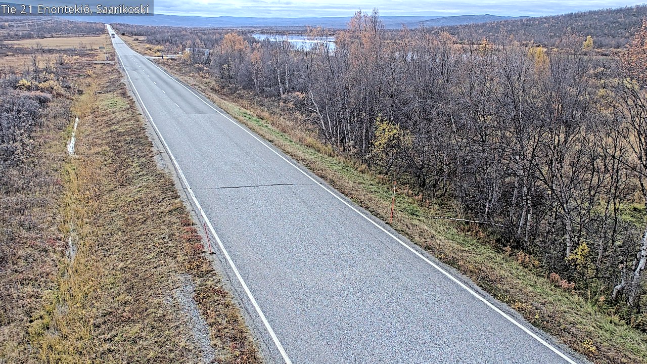 Weather Camera Image Road 21 Enontekiö, Saarikoski, Enontekiö, Lappi