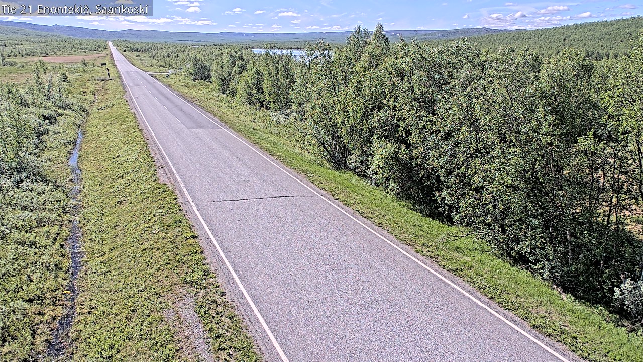 Kelikamerat Kuva Tie 21 Enontekiö, Saarikoski, Enontekiö, Lappi
