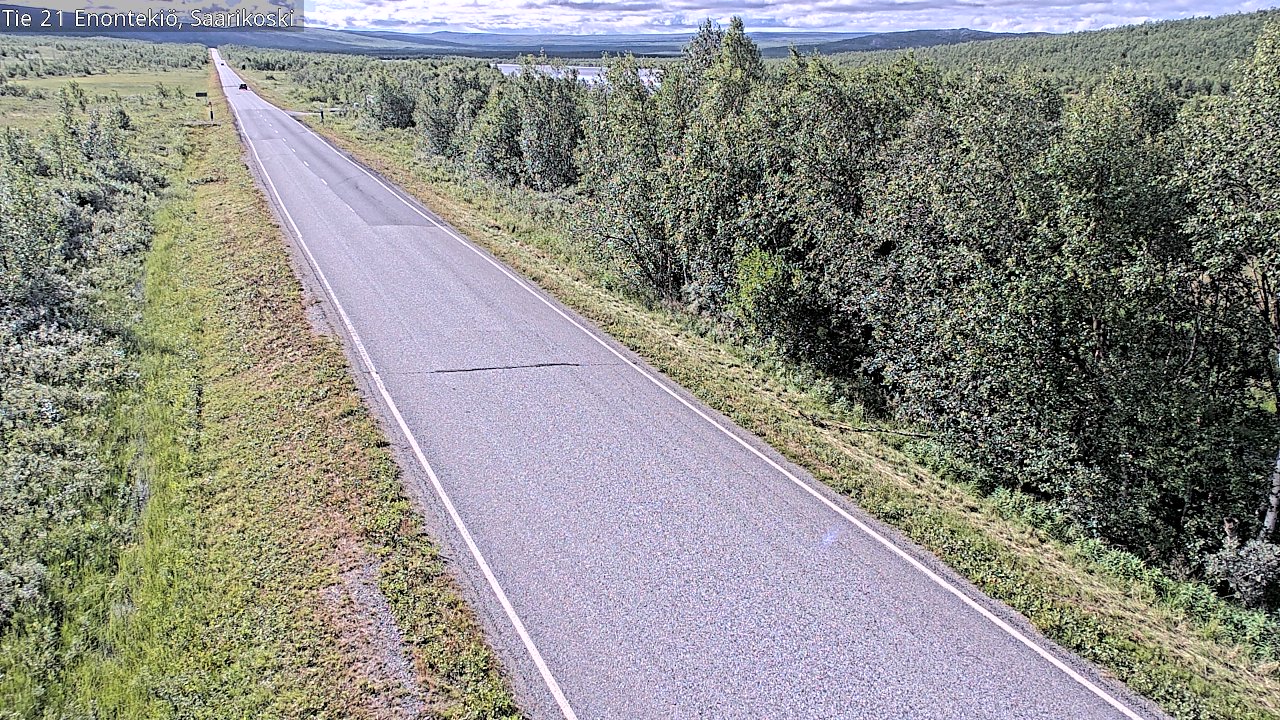 Weather Camera Image Road 21 Enontekiö, Saarikoski, Enontekiö, Lappi