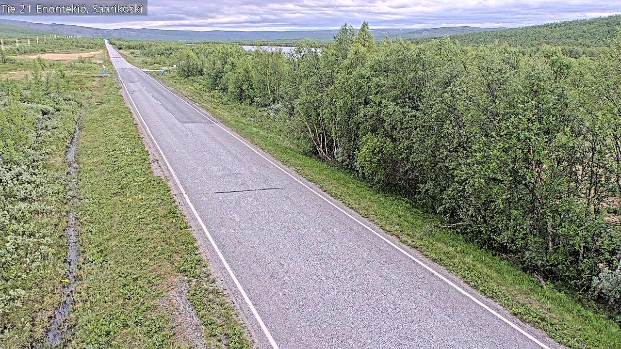 Kelikamerat Kuva Tie 21 Enontekiö, Saarikoski, Enontekiö, Lappi