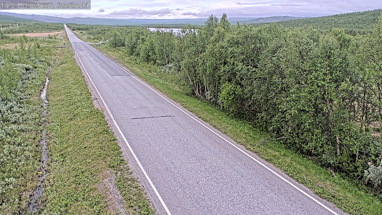Kelikamerat Kuva Tie 21 Enontekiö, Saarikoski, Enontekiö, Lappi