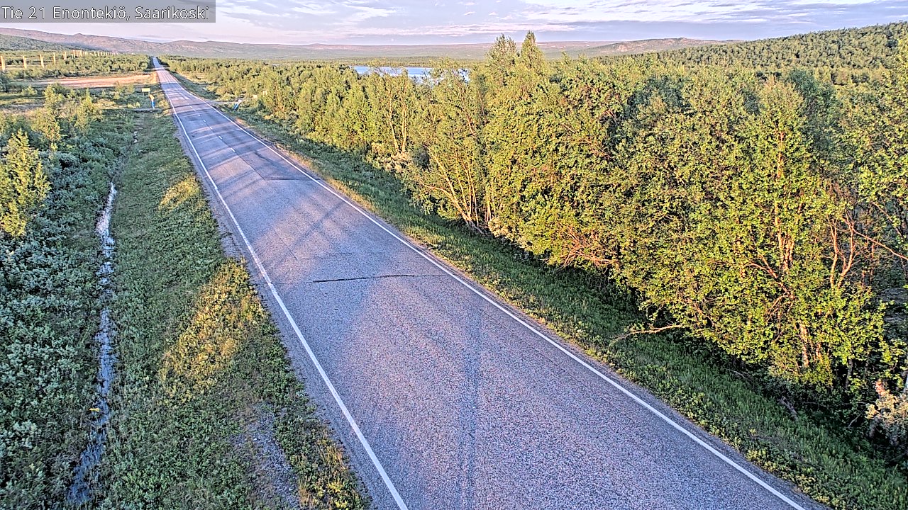 Kelikamerat Kuva Tie 21 Enontekiö, Saarikoski, Enontekiö, Lappi