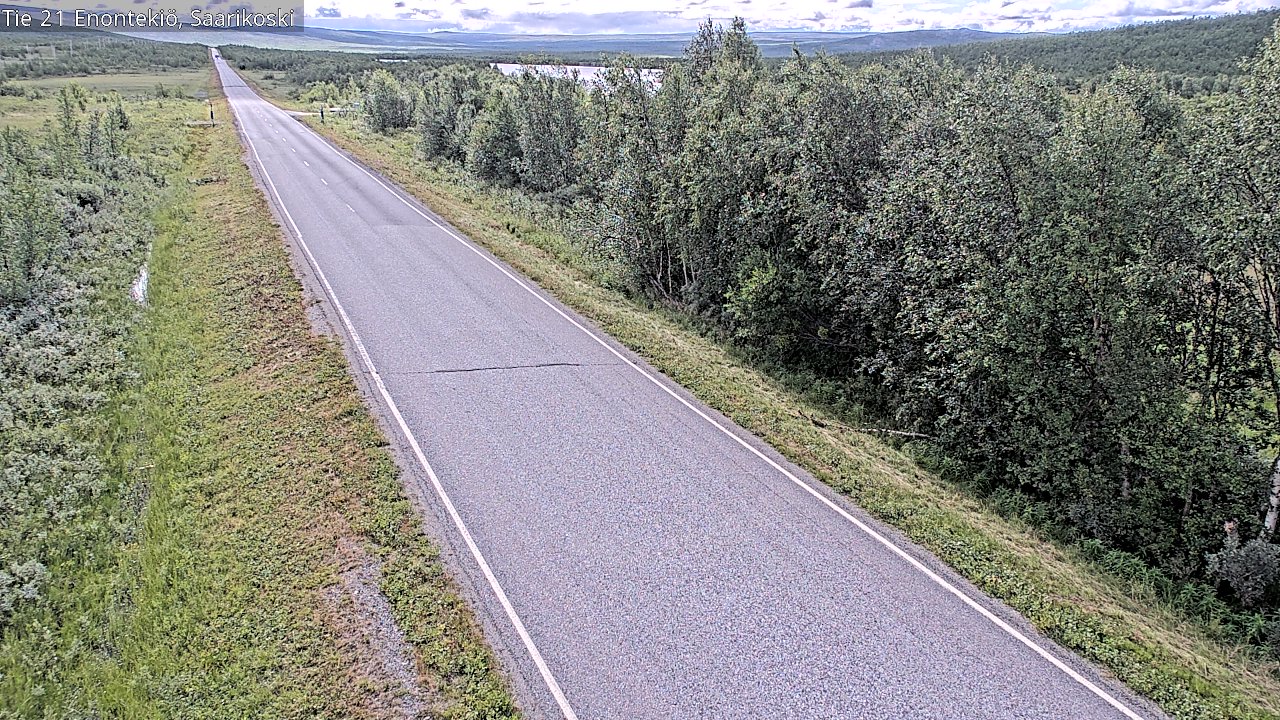 Weather Camera Image Road 21 Enontekiö, Saarikoski, Enontekiö, Lappi