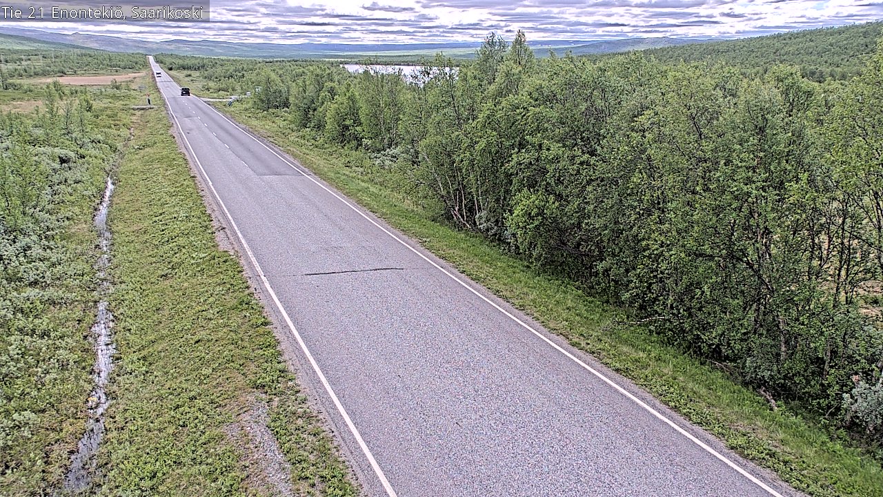 Kelikamerat Kuva Tie 21 Enontekiö, Saarikoski, Enontekiö, Lappi