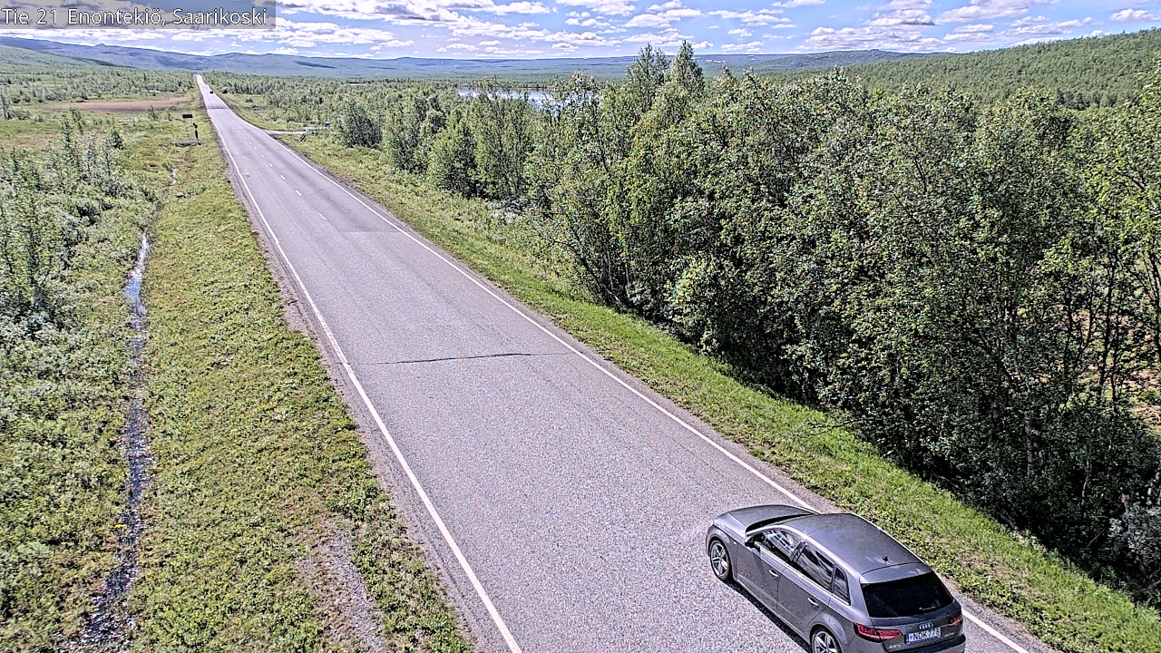 Kelikamerat Kuva Tie 21 Enontekiö, Saarikoski, Enontekiö, Lappi