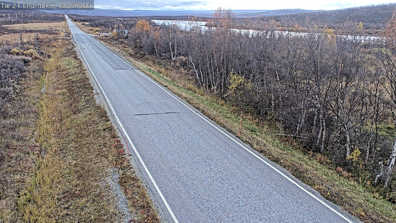 Weather Camera Image Road 21 Enontekiö, Saarikoski, Enontekiö, Lappi