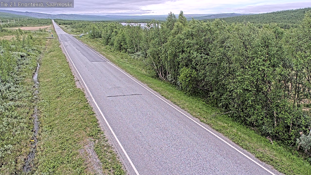 Kelikamerat Kuva Tie 21 Enontekiö, Saarikoski, Enontekiö, Lappi