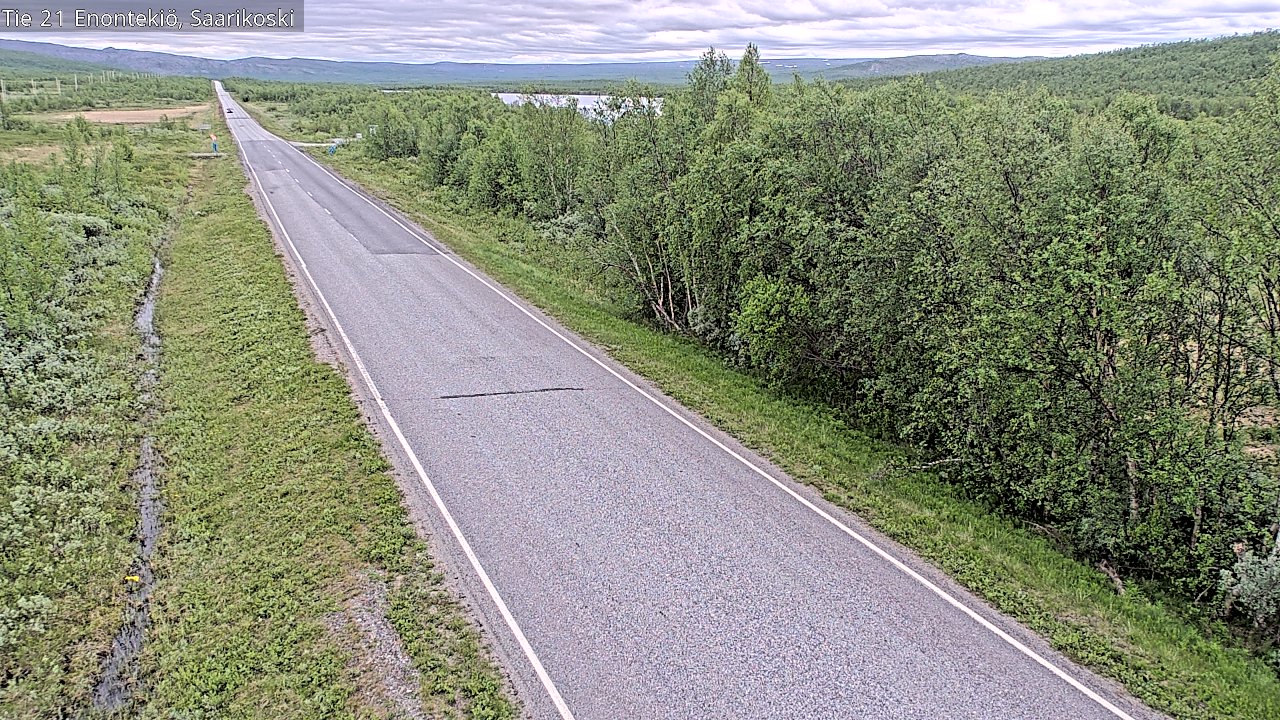 Kelikamerat Kuva Tie 21 Enontekiö, Saarikoski, Enontekiö, Lappi