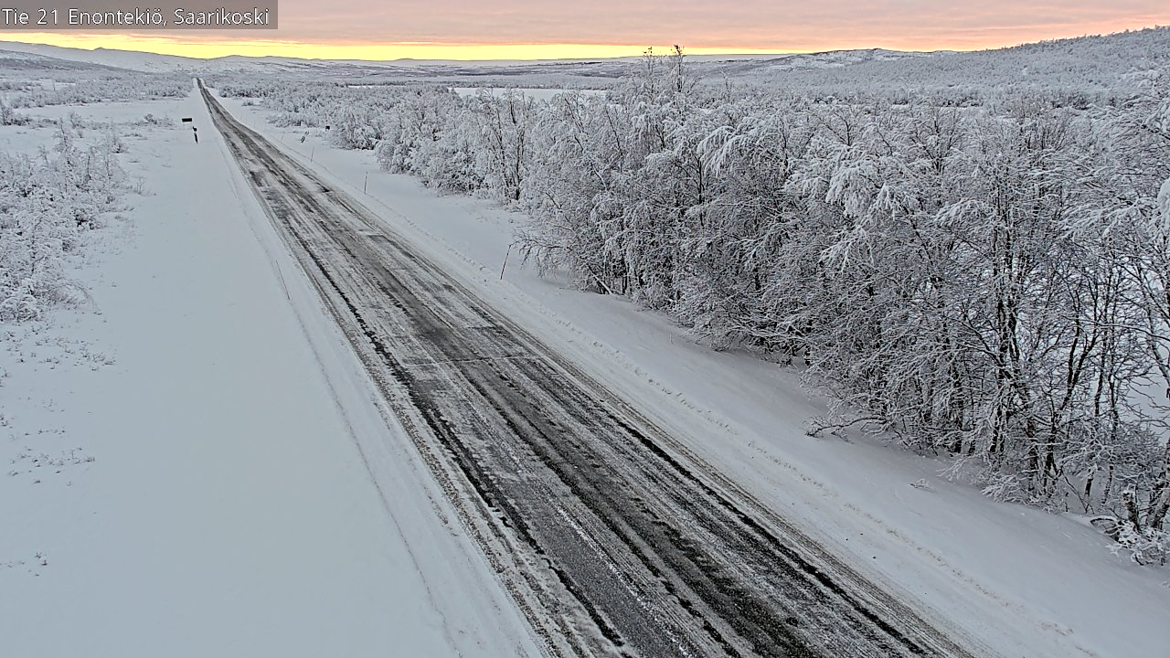 Kelikamerat Kuva Tie 21 Enontekiö, Saarikoski, Enontekiö, Lappi