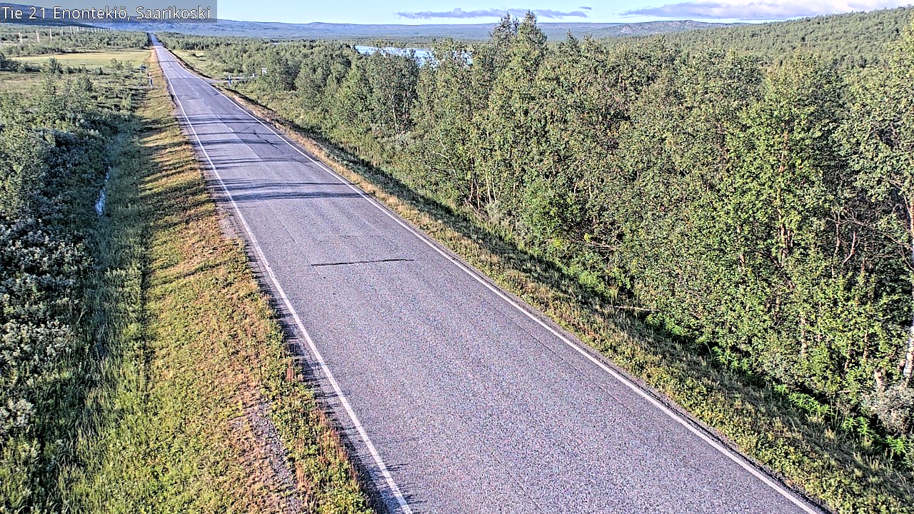 Weather Camera Image Väg 21 Enontekis, Saarikoski, Enontekiö, Lappi