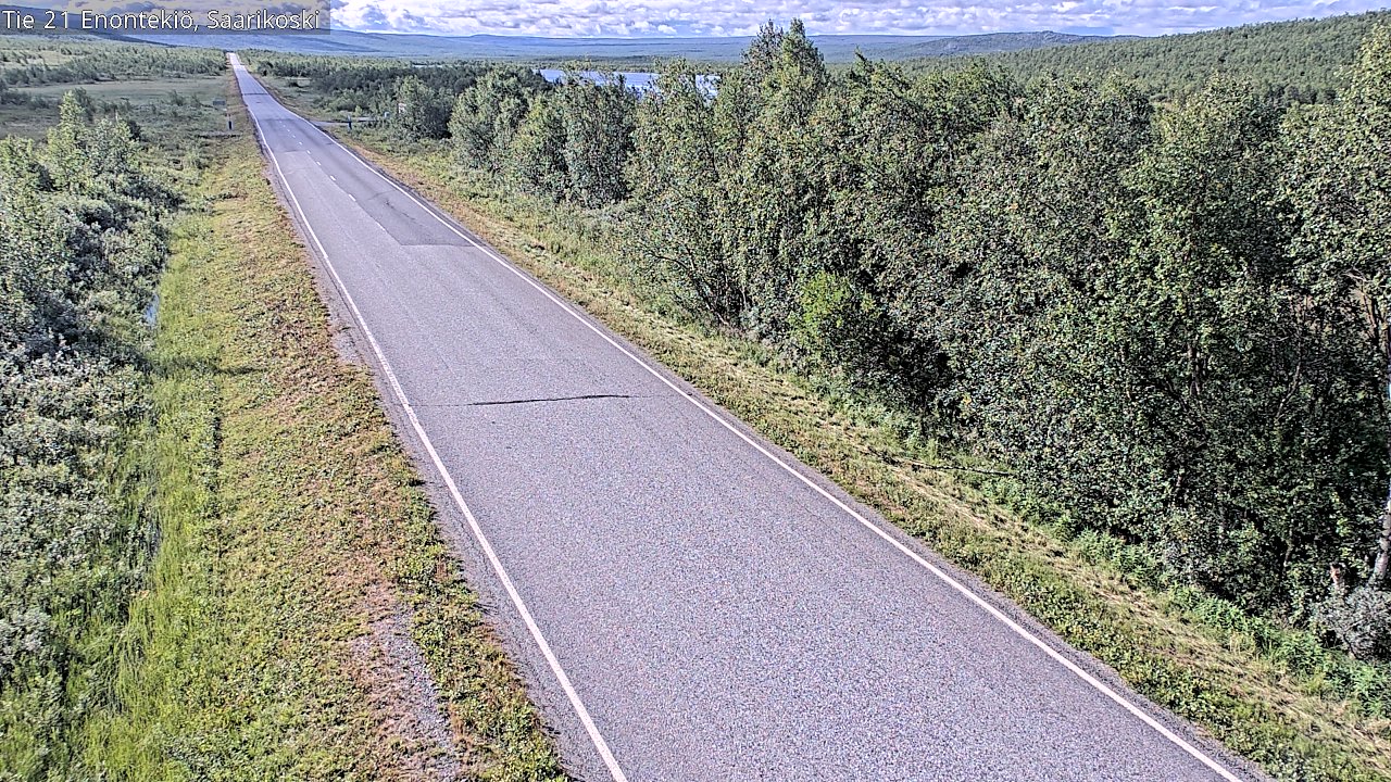 Weather Camera Image Road 21 Enontekiö, Saarikoski, Enontekiö, Lappi