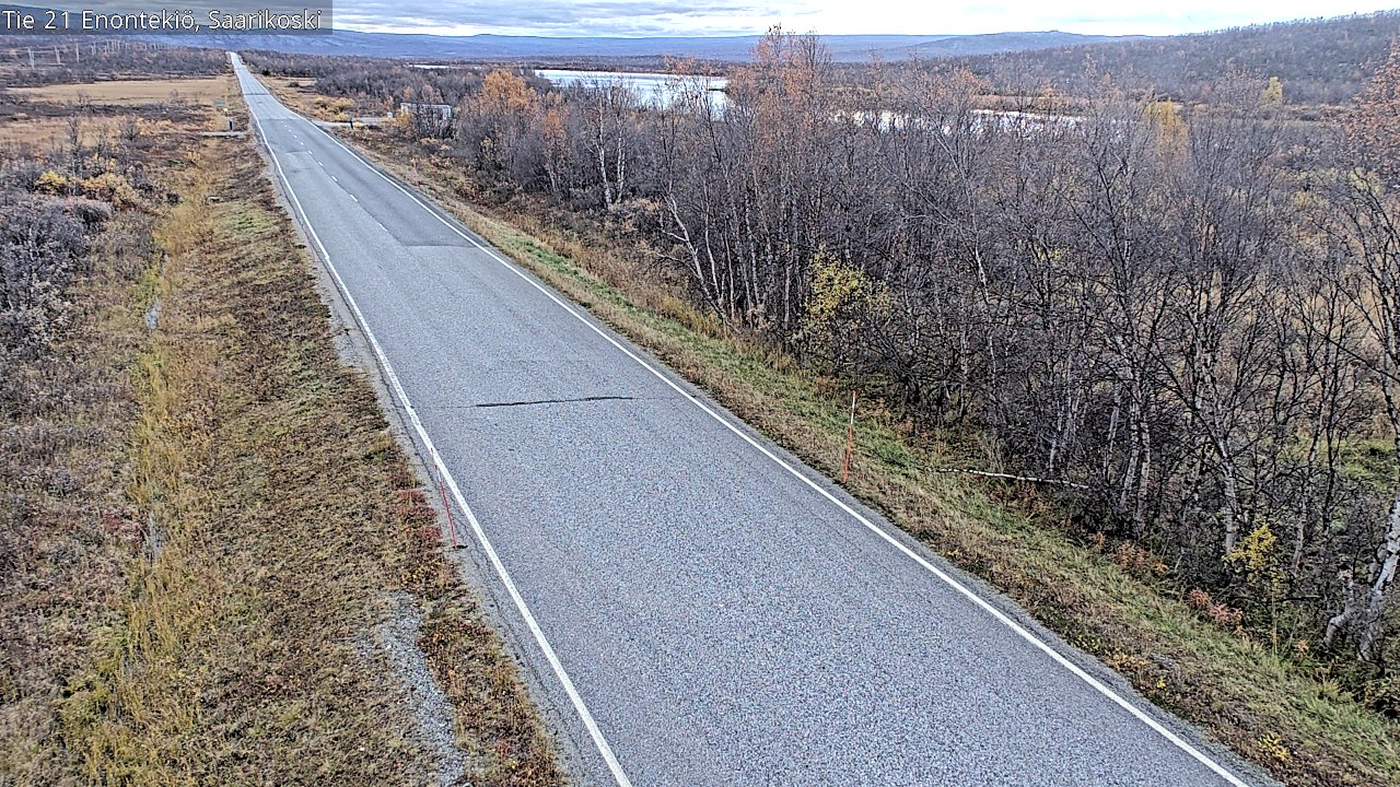 Weather Camera Image Road 21 Enontekiö, Saarikoski, Enontekiö, Lappi