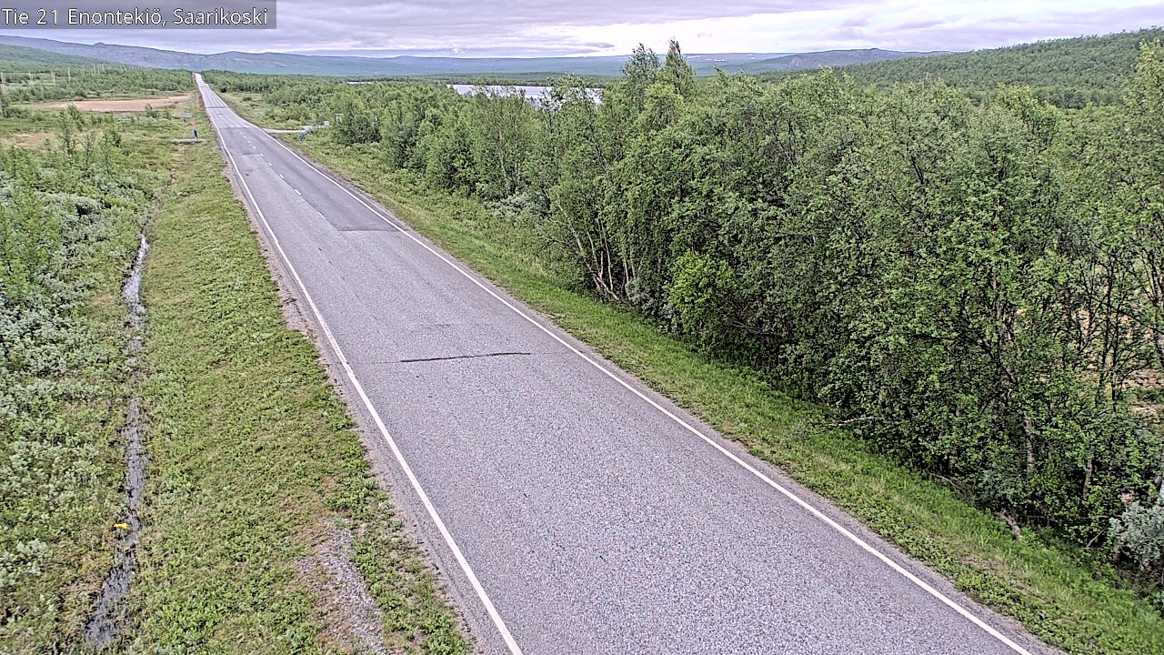 Kelikamerat Kuva Tie 21 Enontekiö, Saarikoski, Enontekiö, Lappi