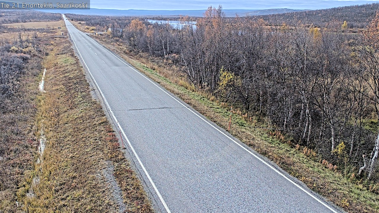 Weather Camera Image Road 21 Enontekiö, Saarikoski, Enontekiö, Lappi