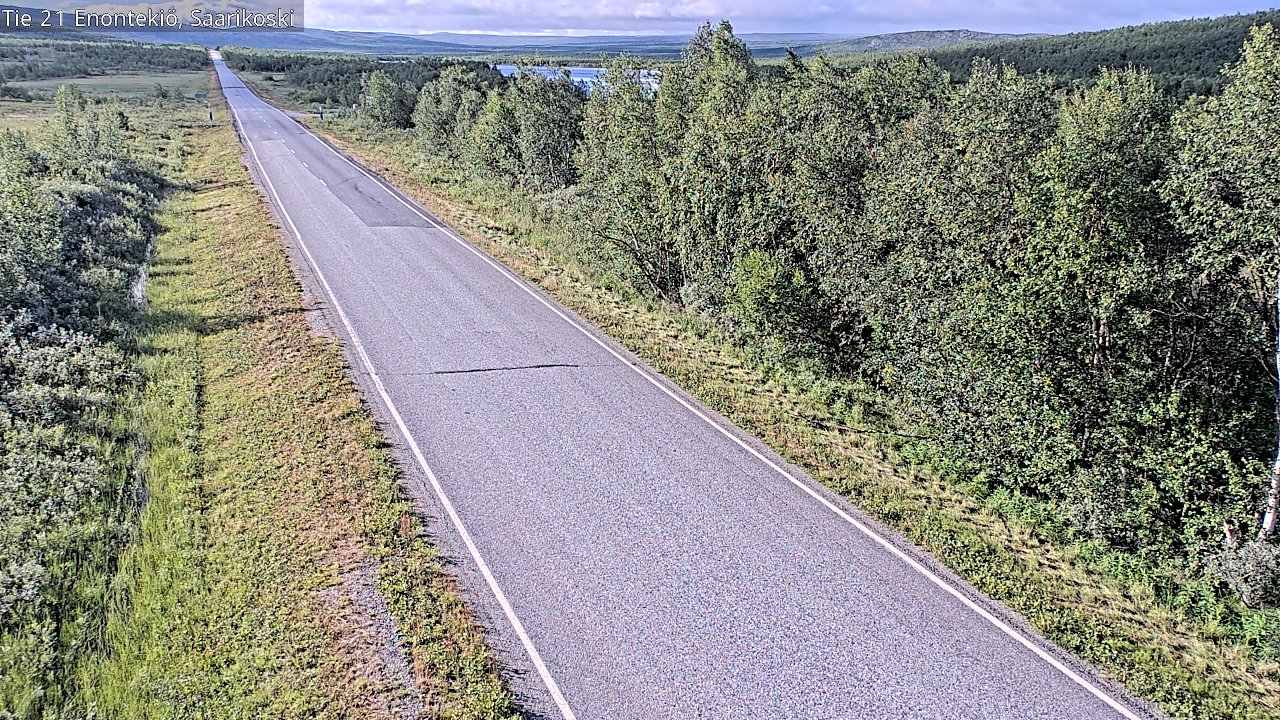 Weather Camera Image Väg 21 Enontekis, Saarikoski, Enontekiö, Lappi
