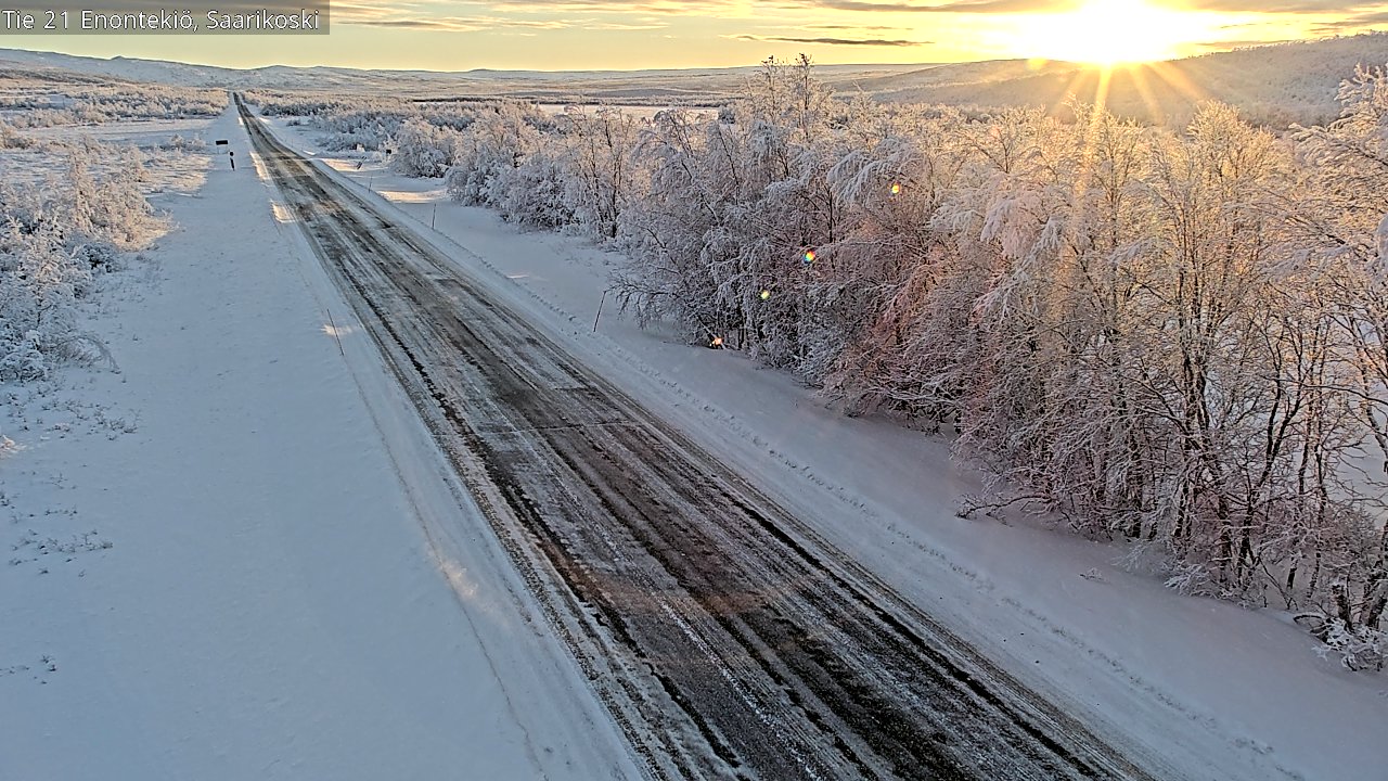 Kelikamerat Kuva Tie 21 Enontekiö, Saarikoski, Enontekiö, Lappi
