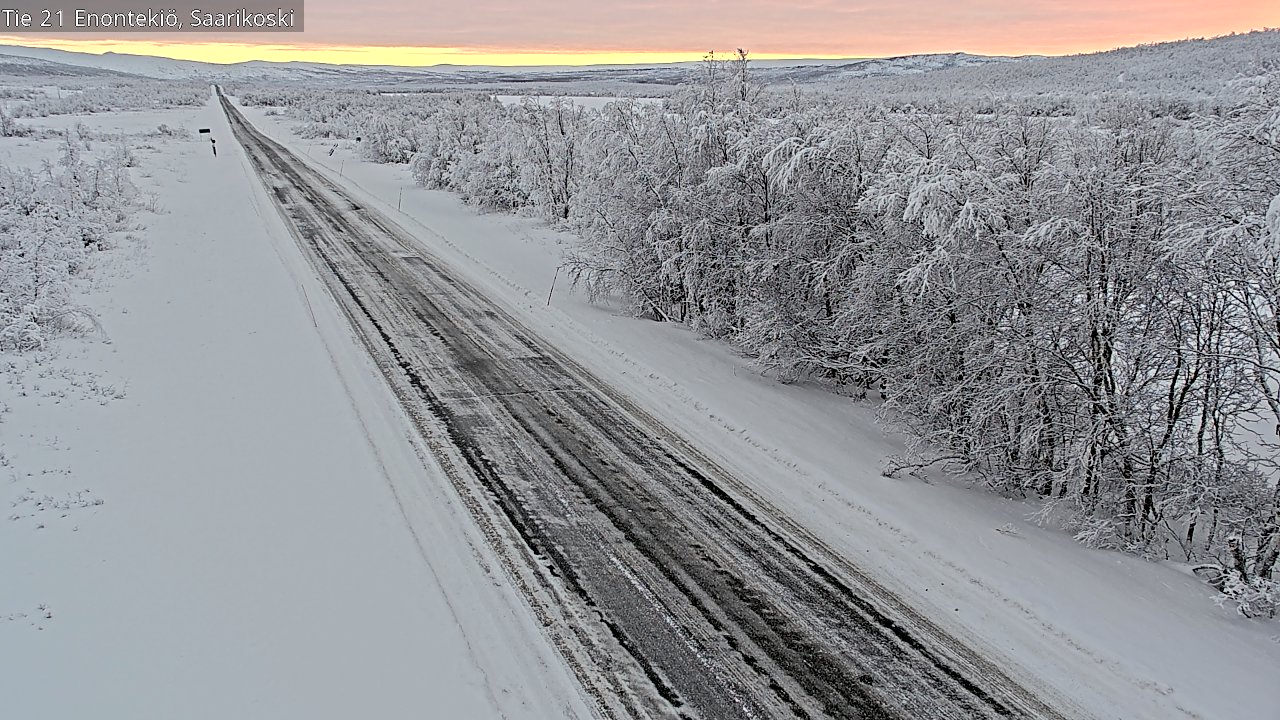 Kelikamerat Kuva Tie 21 Enontekiö, Saarikoski, Enontekiö, Lappi