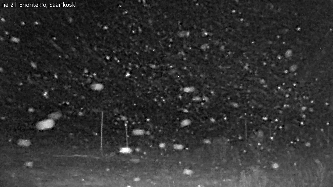 Weather Camera Image Road 21 Enontekiö, Saarikoski, Enontekiö, Lappi