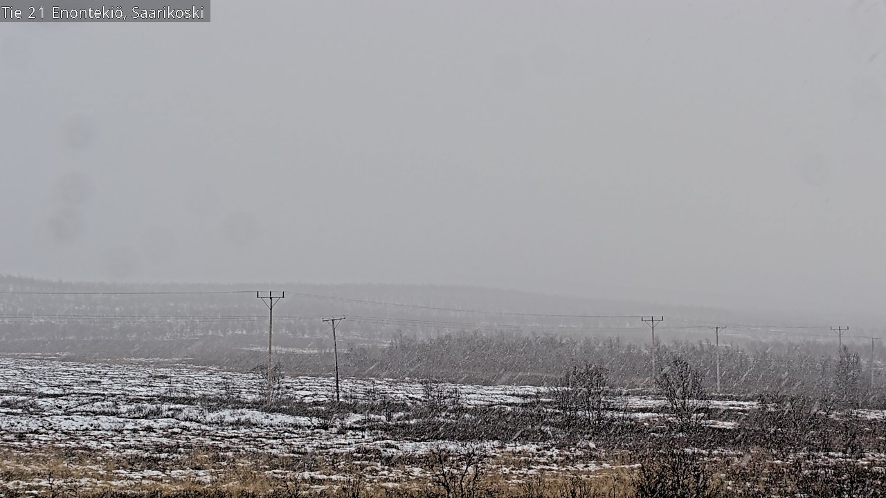 Kelikamerat Kuva Tie 21 Enontekiö, Saarikoski, Enontekiö, Lappi