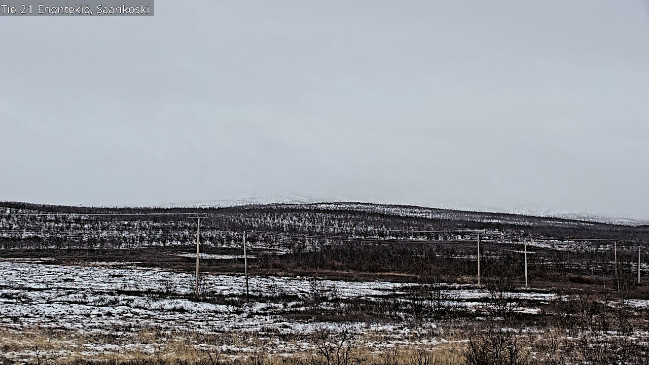Kelikamerat Kuva Tie 21 Enontekiö, Saarikoski, Enontekiö, Lappi