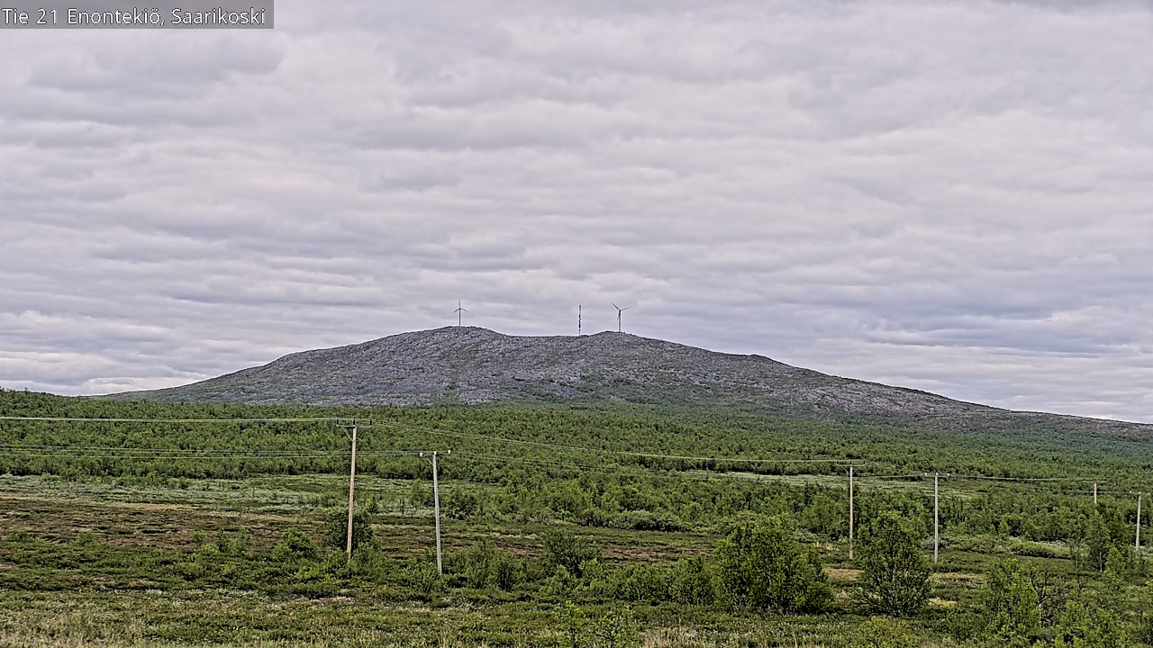 Kelikamerat Kuva Tie 21 Enontekiö, Saarikoski, Enontekiö, Lappi