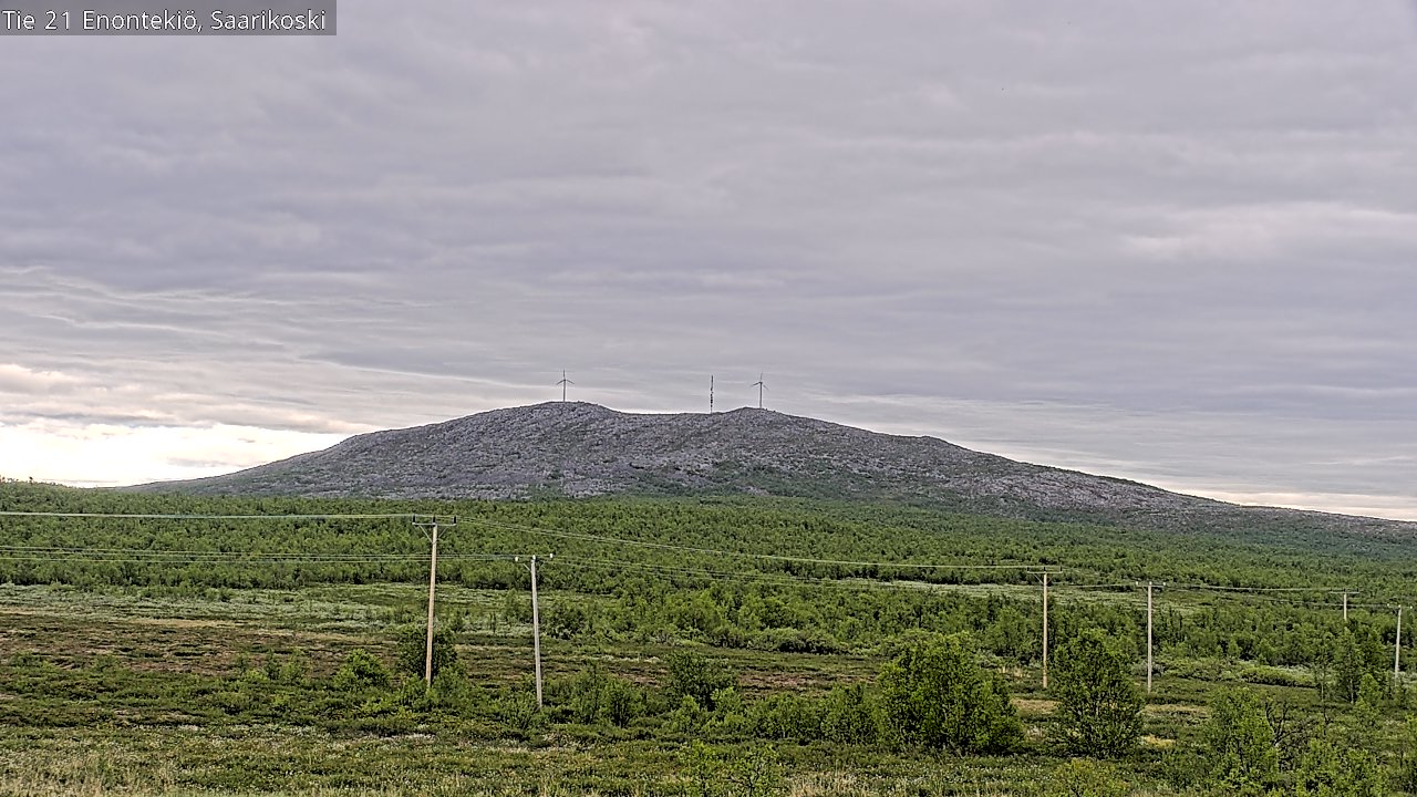 Kelikamerat Kuva Tie 21 Enontekiö, Saarikoski, Enontekiö, Lappi