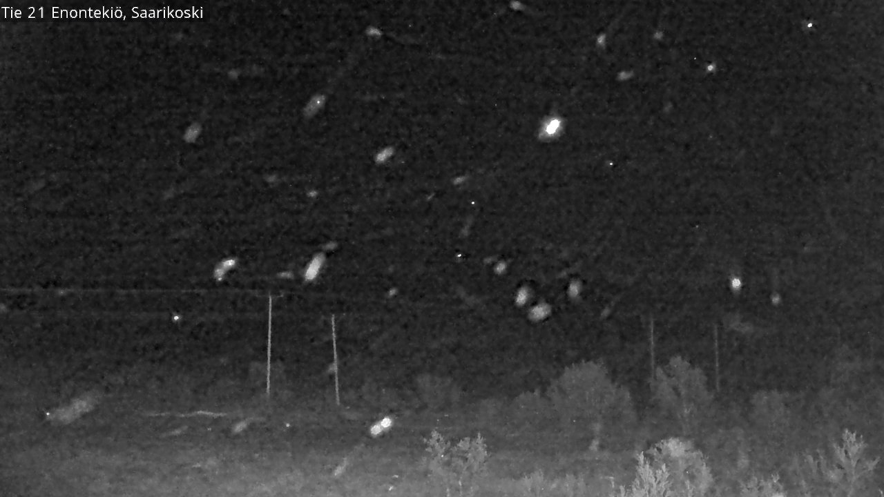 Weather Camera Image Road 21 Enontekiö, Saarikoski, Enontekiö, Lappi