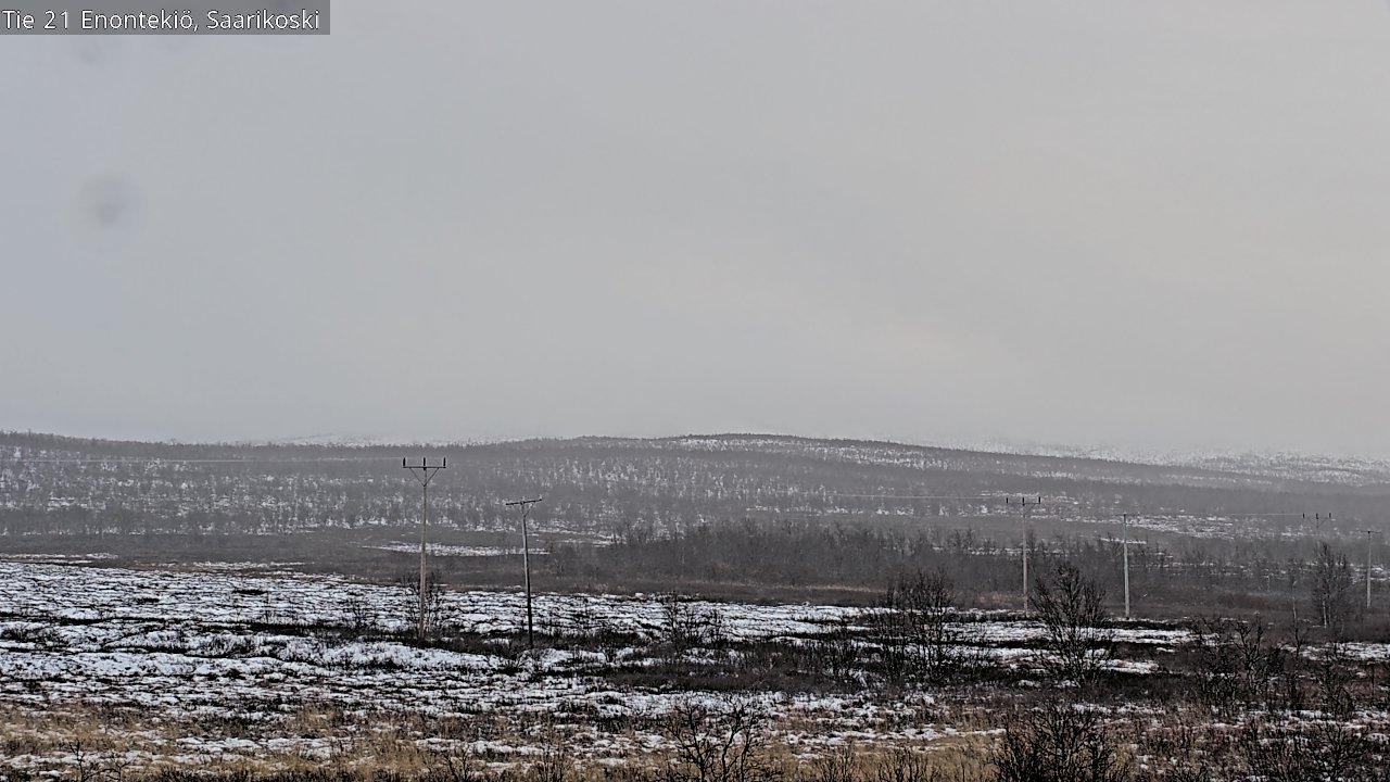 Kelikamerat Kuva Tie 21 Enontekiö, Saarikoski, Enontekiö, Lappi