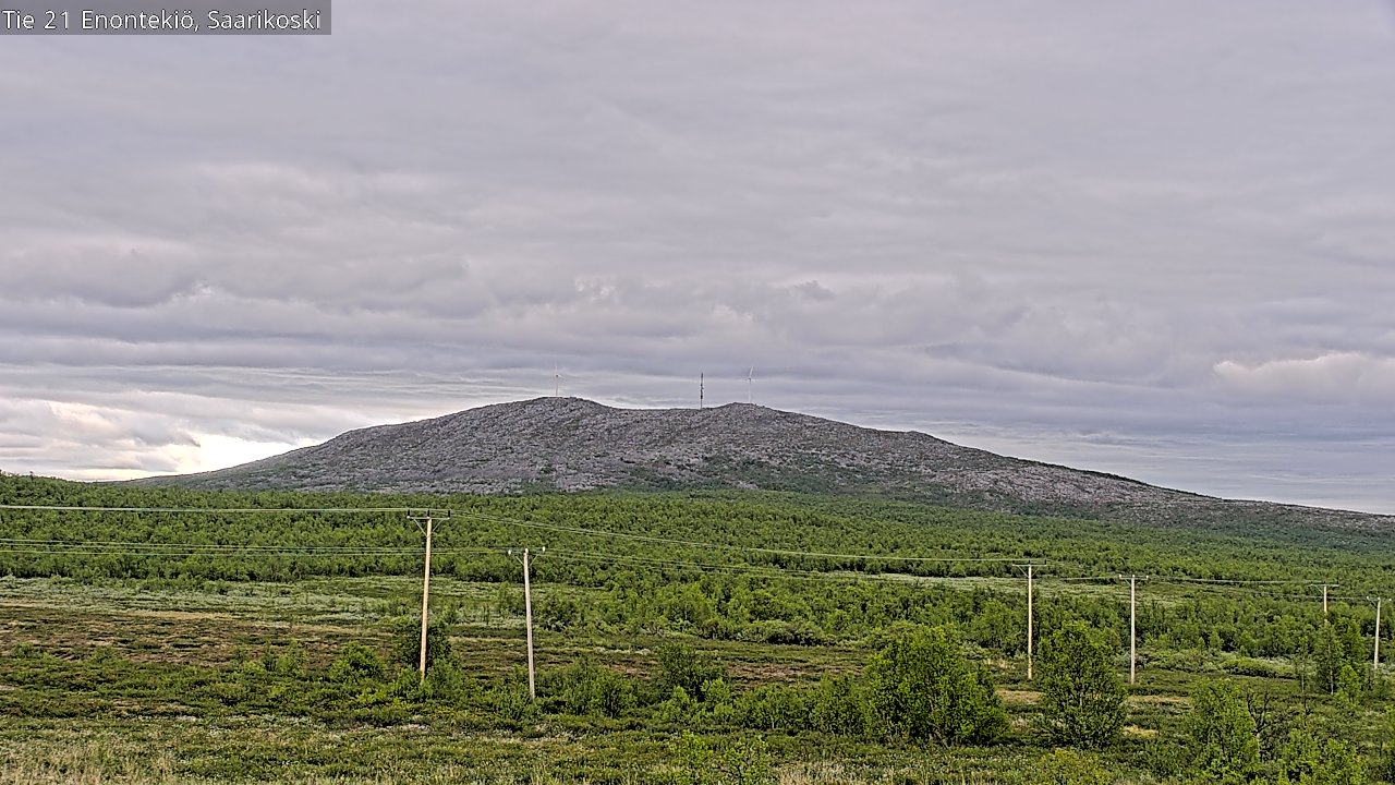 Kelikamerat Kuva Tie 21 Enontekiö, Saarikoski, Enontekiö, Lappi