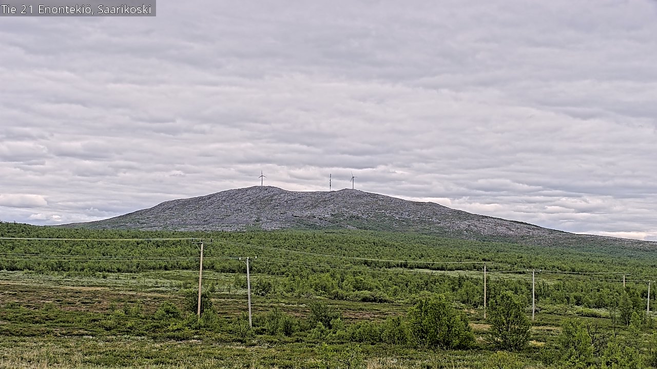 Kelikamerat Kuva Tie 21 Enontekiö, Saarikoski, Enontekiö, Lappi
