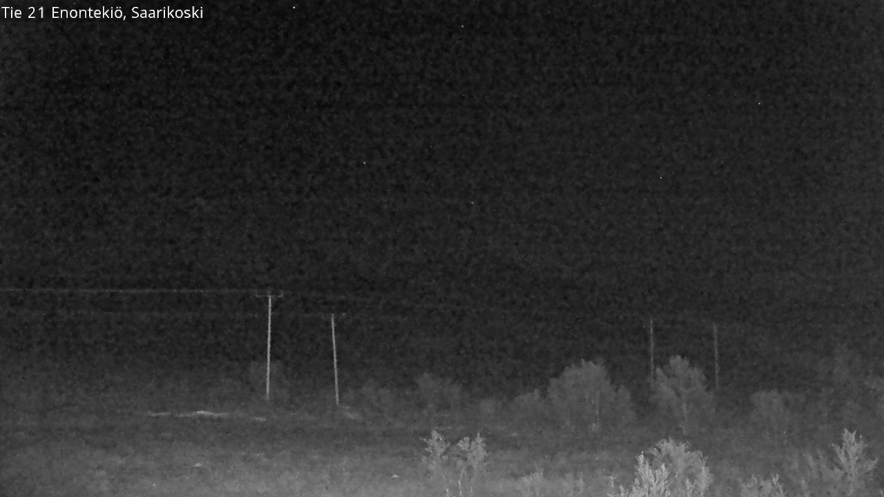 Weather Camera Image Road 21 Enontekiö, Saarikoski, Enontekiö, Lappi