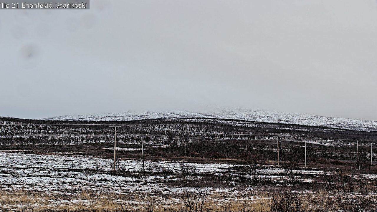 Kelikamerat Kuva Tie 21 Enontekiö, Saarikoski, Enontekiö, Lappi