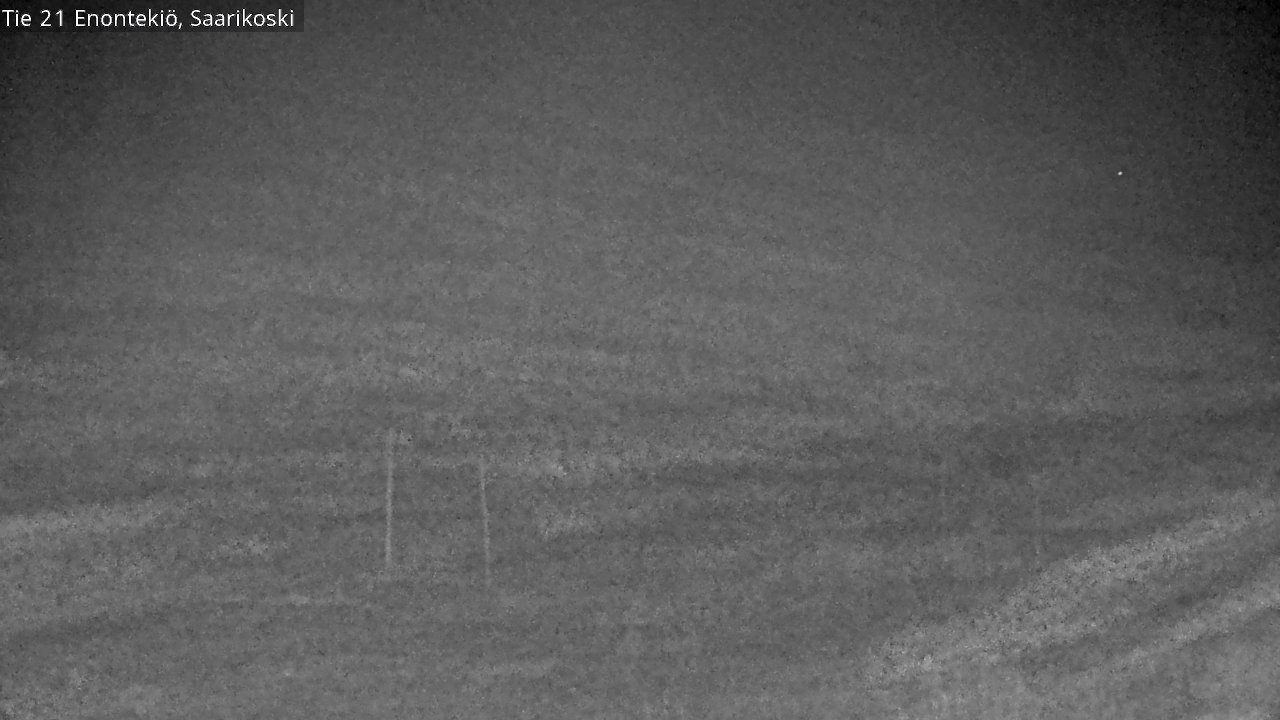Weather Camera Image Road 21 Enontekiö, Saarikoski, Enontekiö, Lappi