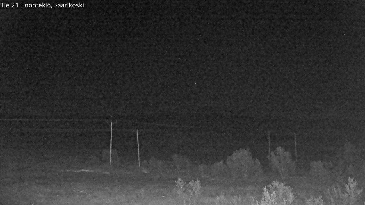 Weather Camera Image Road 21 Enontekiö, Saarikoski, Enontekiö, Lappi