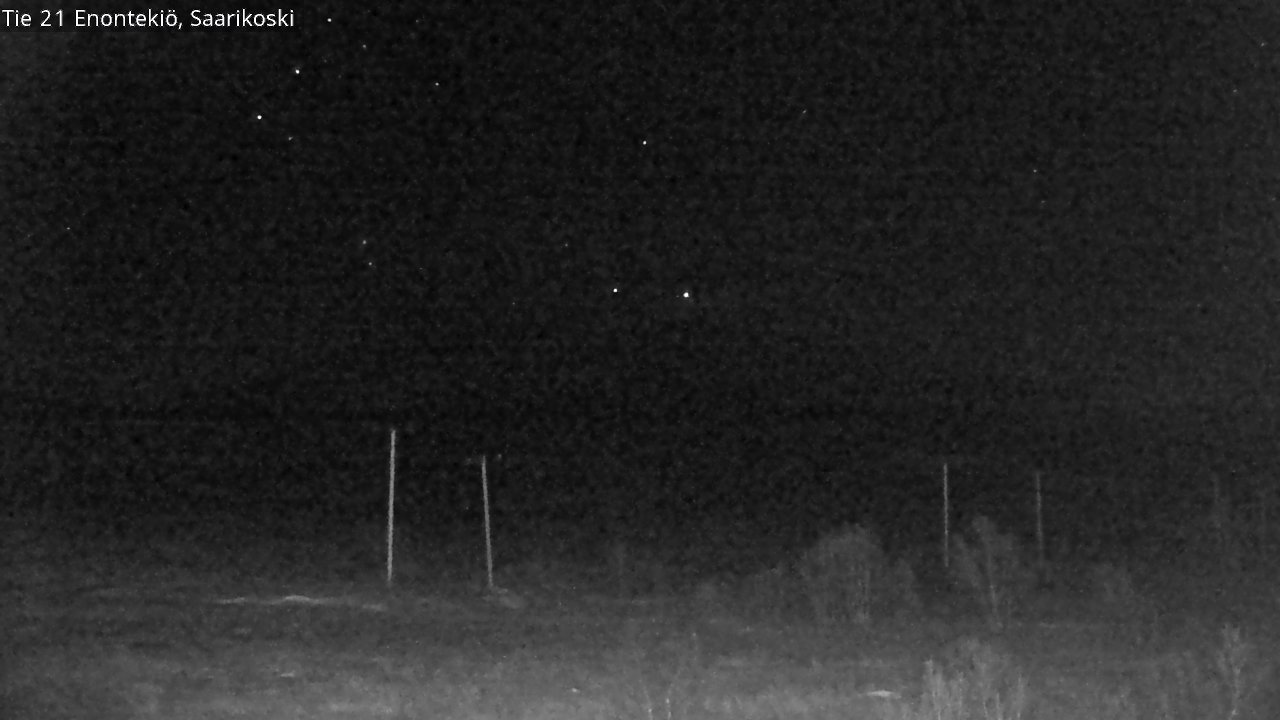 Weather Camera Image Road 21 Enontekiö, Saarikoski, Enontekiö, Lappi