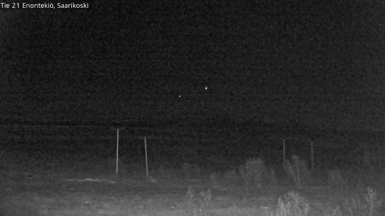 Weather Camera Image Road 21 Enontekiö, Saarikoski, Enontekiö, Lappi