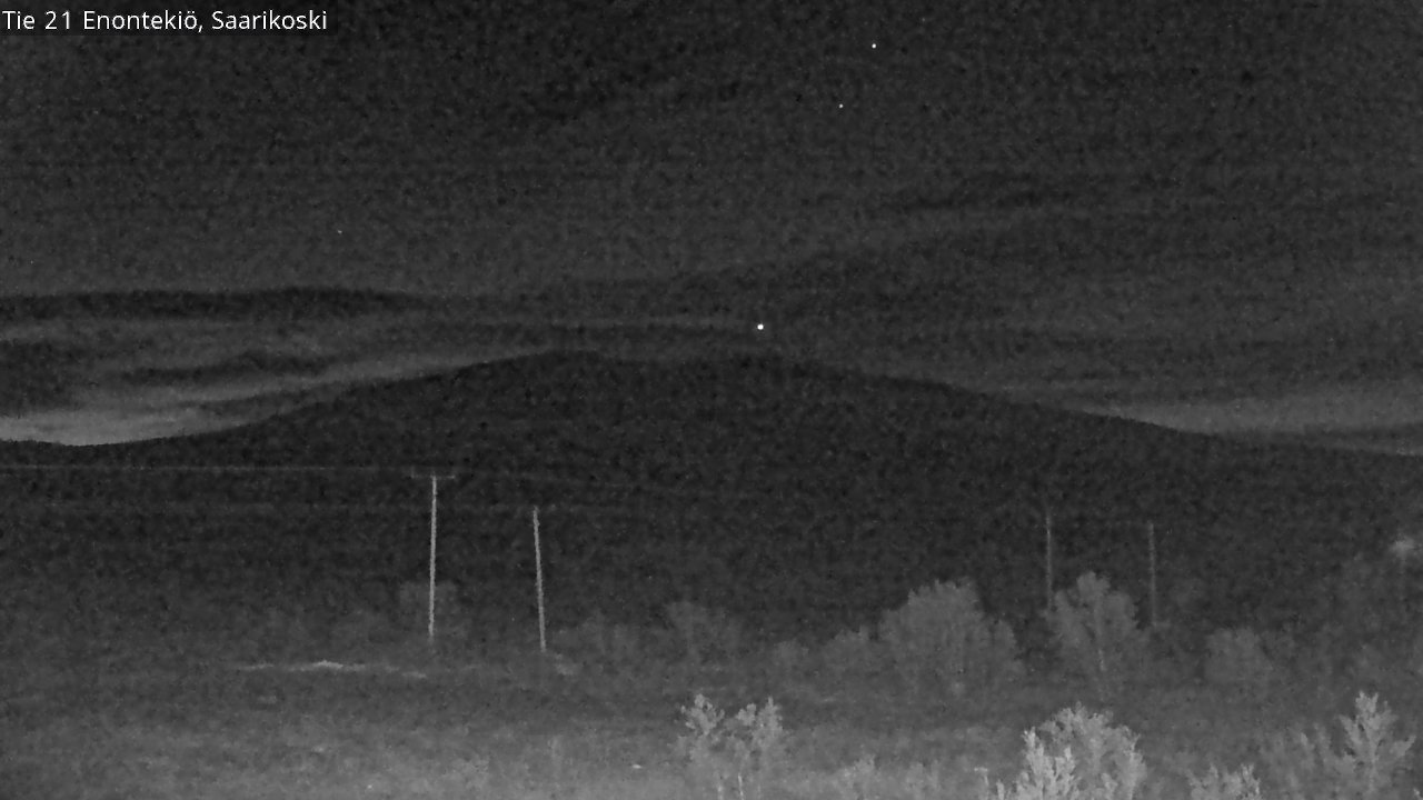 Weather Camera Image Road 21 Enontekiö, Saarikoski, Enontekiö, Lappi