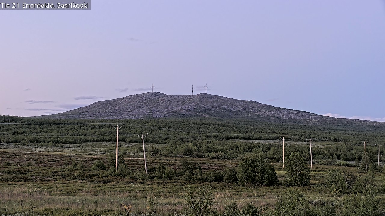 Kelikamerat Kuva Tie 21 Enontekiö, Saarikoski, Enontekiö, Lappi