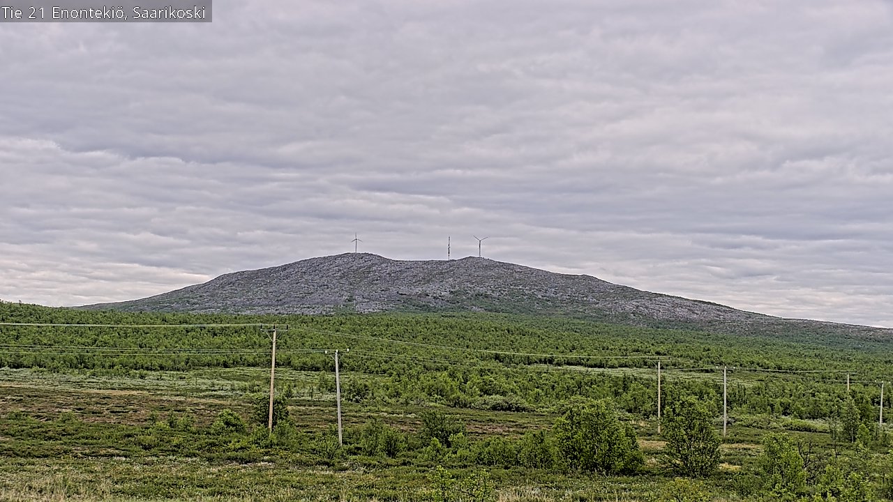 Kelikamerat Kuva Tie 21 Enontekiö, Saarikoski, Enontekiö, Lappi