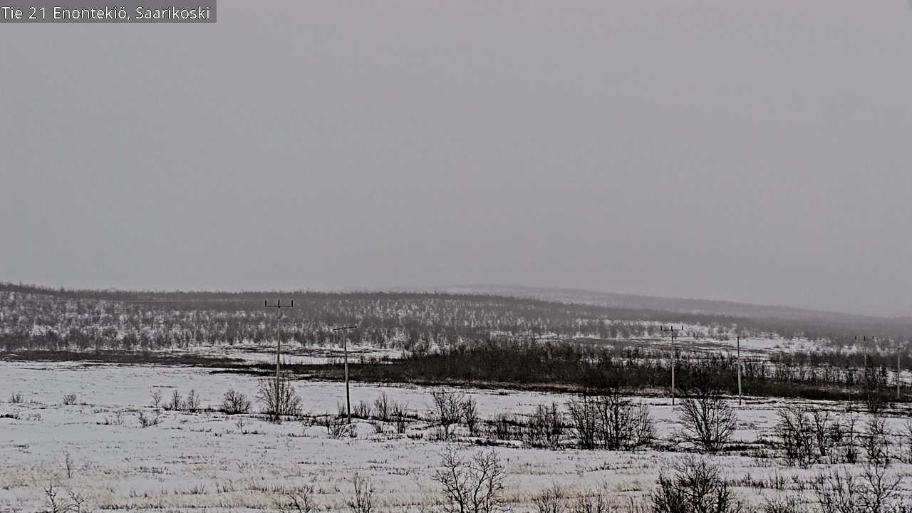 Kelikamerat Kuva Tie 21 Enontekiö, Saarikoski, Enontekiö, Lappi