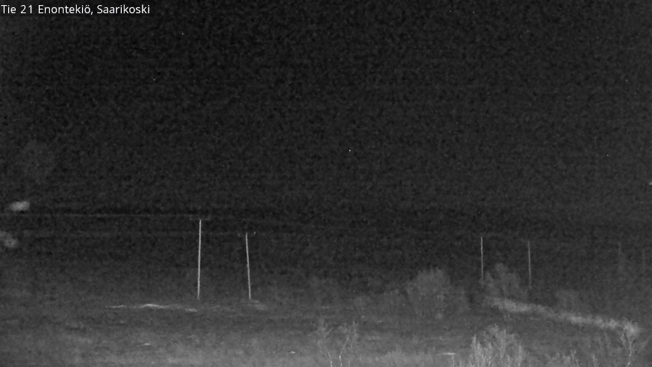 Weather Camera Image Road 21 Enontekiö, Saarikoski, Enontekiö, Lappi