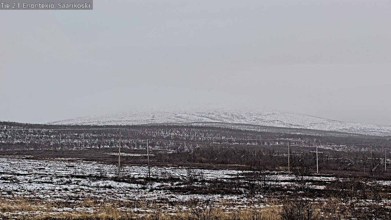 Kelikamerat Kuva Tie 21 Enontekiö, Saarikoski, Enontekiö, Lappi